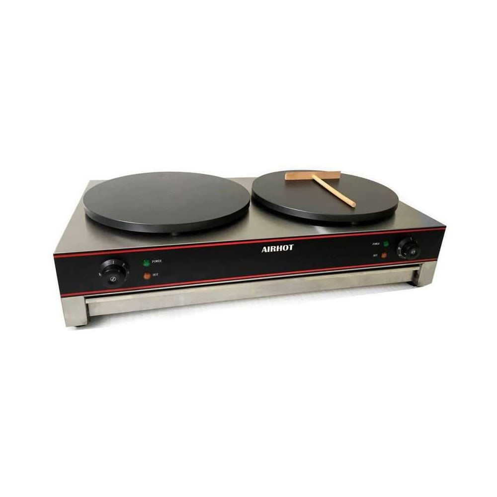 Изображение товара Блинница Airhot be-2 5498 с двумя конфорками для домашнего и профессионального использования