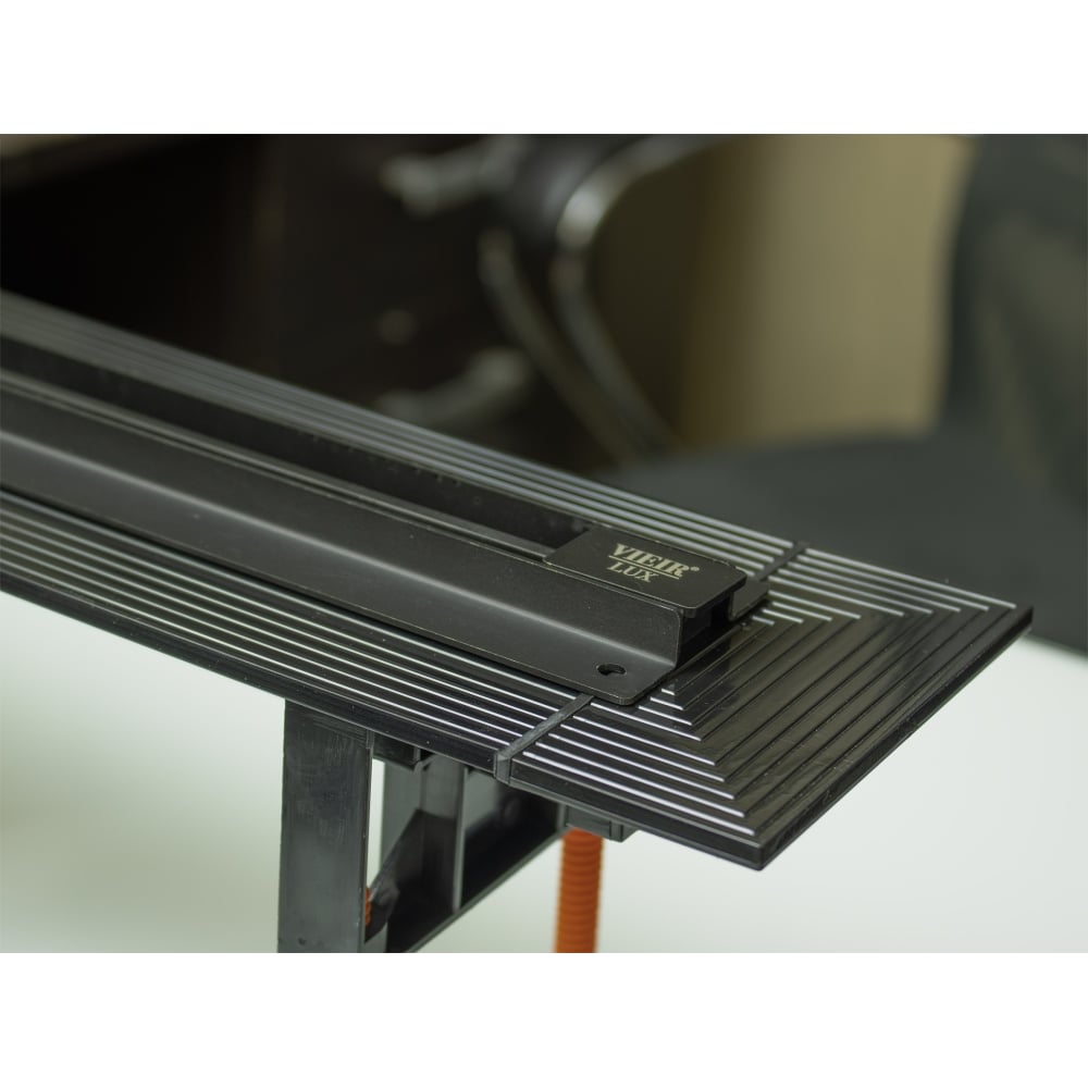 Изображение товара Трап душевой VIEIR DL80B-G 80 см графит с регулируемой длиной и гидрозатвором