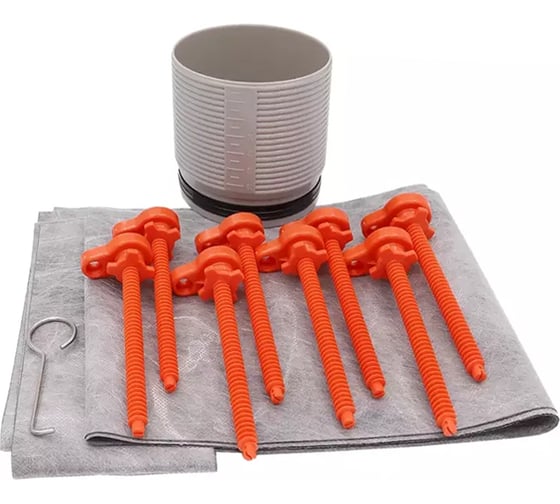 Изображение товара Трап душевой с гидрозатвором VIEIR регулируемая длина 80 см белый для душевых систем DL80B-F