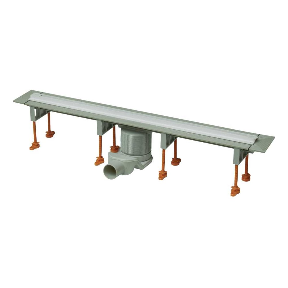 Изображение товара Трап душевой VIEIR DL120B-F регулируемый 120 см гидрозатвор нержавеющая сталь