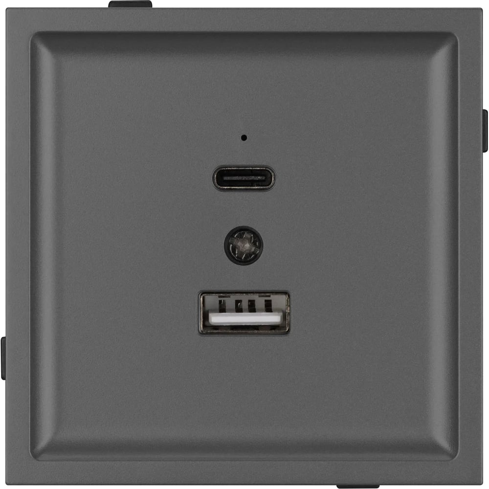 Изображение товара Механизм USB розетки Arlight SCT-TENDO-MUAC-SFPL-GR 1шт 054538