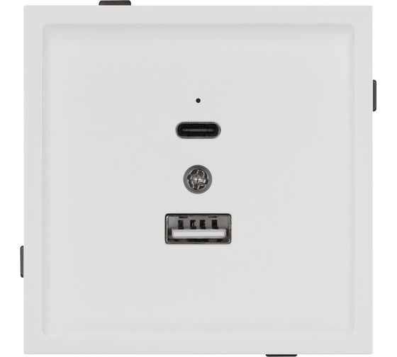 Изображение товара Механизм USB розетки Arlight SCT-TENDO-MUAC-SFPL-WH 1шт 054539
