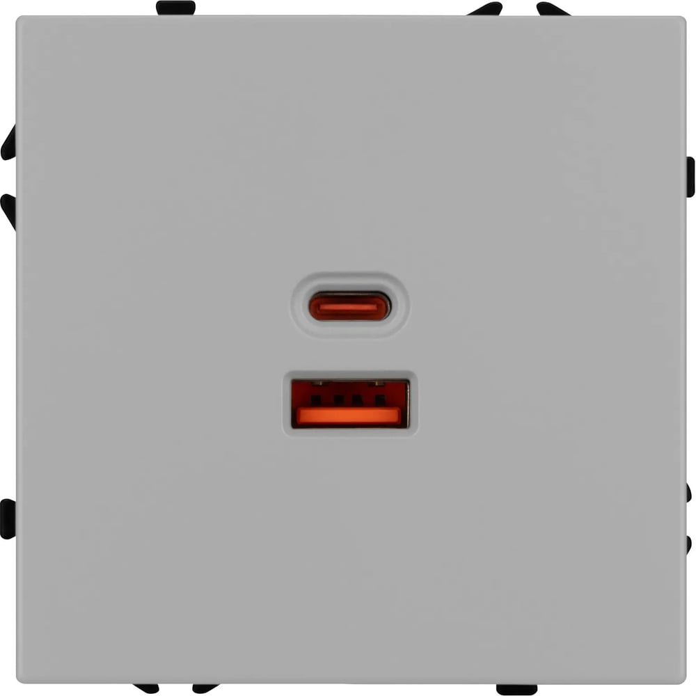 Изображение товара Механизм розетки Arlight с USB зарядкой SCT-NOBE-MUAC-SFPL-FC-IS 1шт
