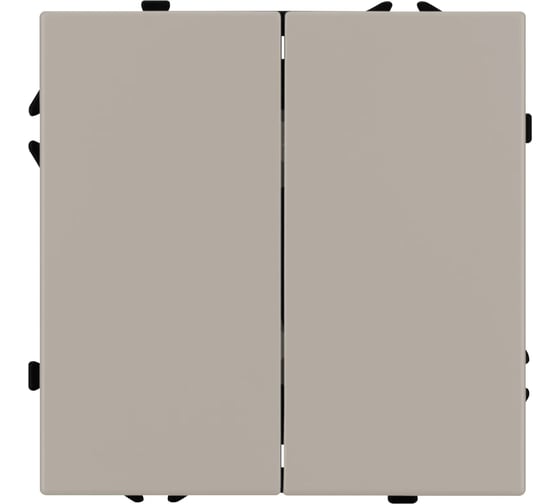 Изображение товара Механизм выключателя Arlight двухклавишный проходной SWT-NOBE-MKP2-SFPL-CA 1шт 059422