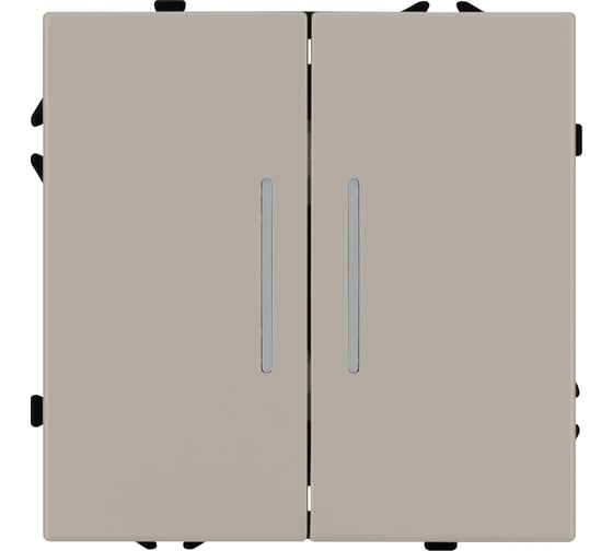 Изображение товара Механизм выключателя Arlight двухклавишный проходной LED SWT-NOBE-MKP2-SFPL-L-CA 1шт 059421