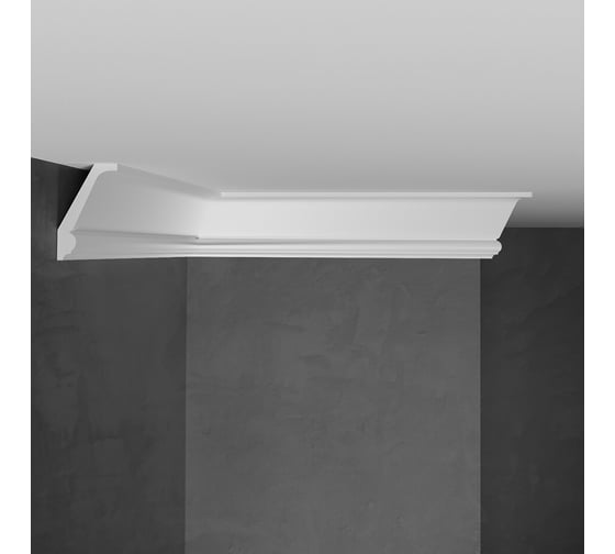 Изображение товара Потолочный плинтус Stenopol 40х25х2000 мм под покраску C7151