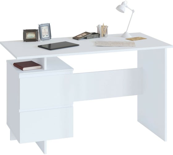 Изображение товара Письменный стол СОКОЛ белый СПм-19 СПм19Б СПм19Дсб