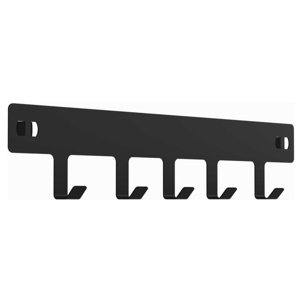 Изображение товара Траверса с крючками ООО Металекс 400 мм чёрная для хранения и организации