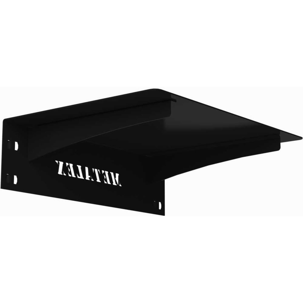 Изображение товара Дополнительная стальная полка ООО Металекс 600 мм черная бытовая