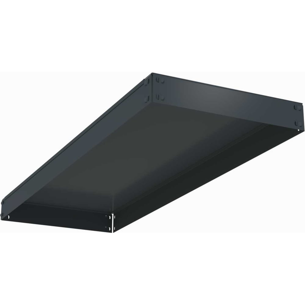 Изображение товара Полка основная металлическая ООО Металекс с комплектом траверс для стеллажей серии HARD 1400х500 (серая) 106368