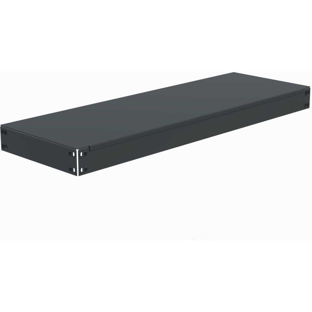 Изображение товара Полка основная металлическая ООО Металекс с комплектом траверс для стеллажей серии HARD 1200х400 (серая) 106362