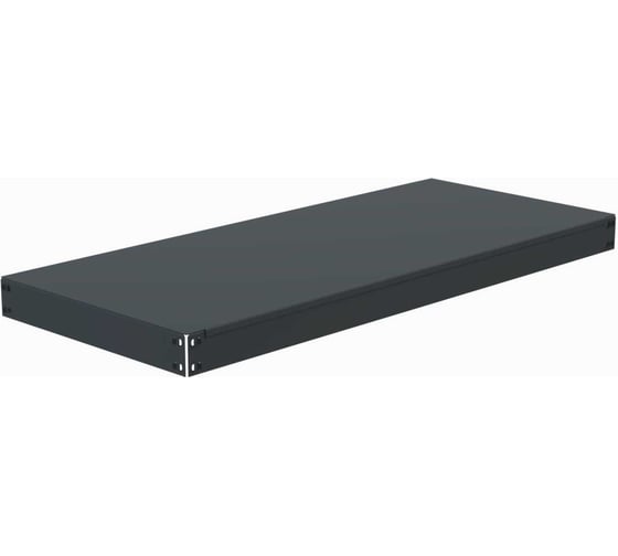 Изображение товара Полка основная металлическая ООО Металекс с комплектом траверс для стеллажей серии HARD 1400х600 (серая) 106373