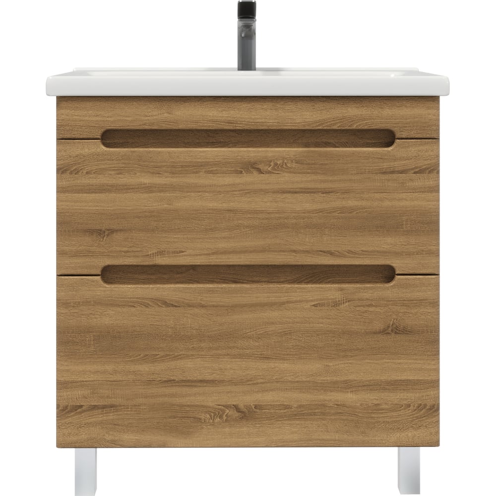 Изображение товара Тумба с раковиной RUVANN AQVI 70 и Миранда 70 в ванную Голд крафт