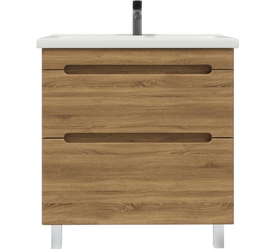 Изображение товара Тумба с раковиной RUVANN AQVI 70 + Миранда 70 в ванную напольная Голд крафт Т.AQVI-GK.П-70Н-KIT-MIR