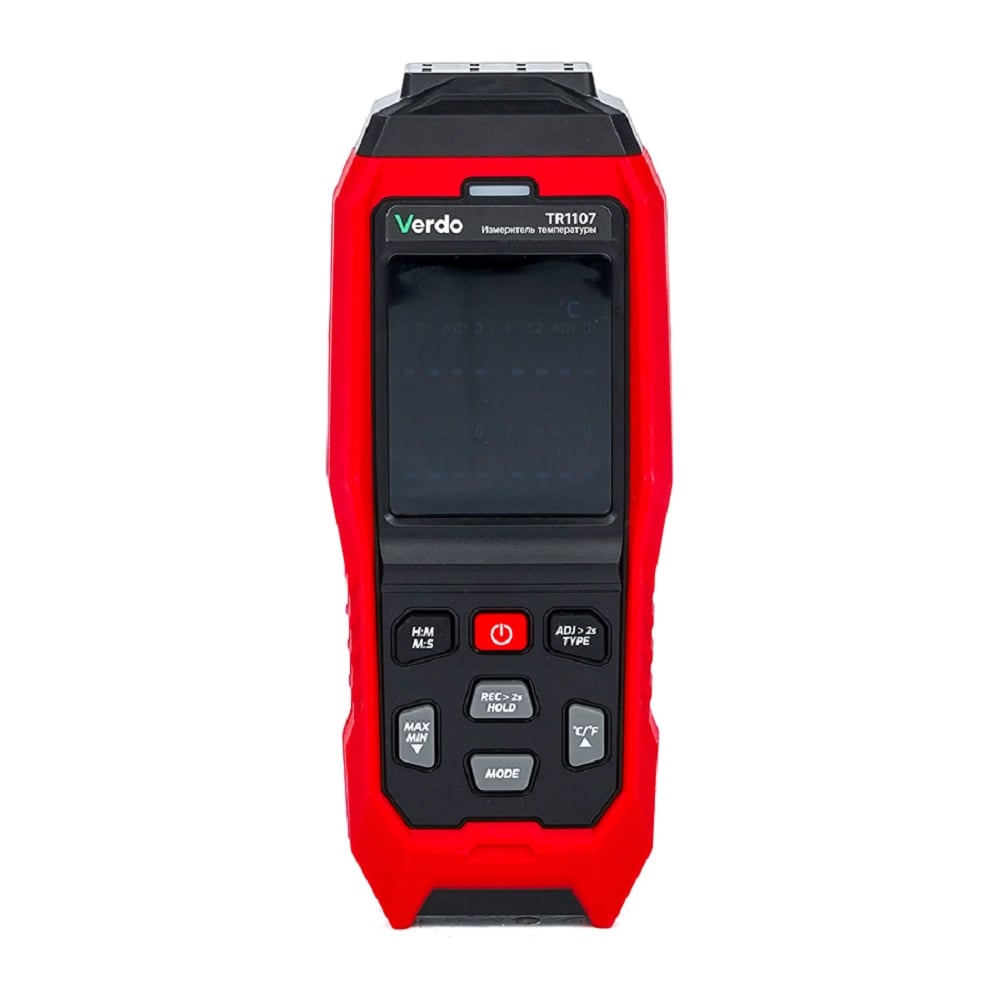 Изображение товара Измеритель температуры Verdo TR1107 с выносным зондом K/J + 4 канала профессиональный