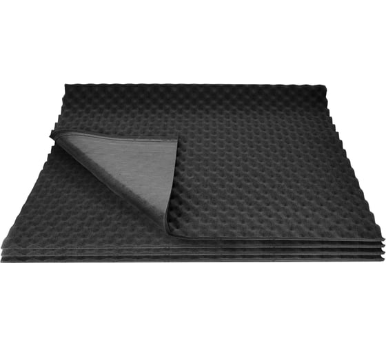 Изображение товара Шумоизоляция SGM Виолон Гамма волна 15, 4 листа/ акустический поролон самоклеящийся SGM.VLG.15KS.075X100.4