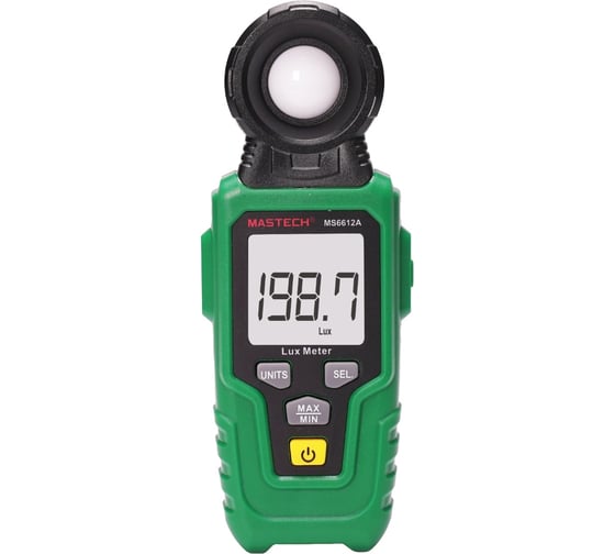 Изображение товара Люксметр цифровой Mastech MS6612A (измеритель освещенности) 00-00017000
