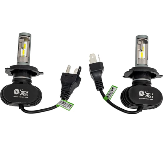 Изображение товара Светодиодная лампа головного света Nord-Yada S1-1 LED, H4, 9-32 В, 25 Вт, 6500 К, 4000 Лм 907773