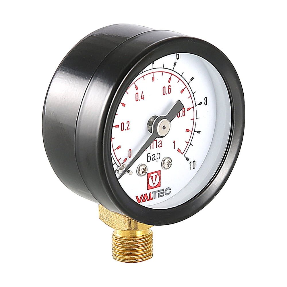 Изображение товара Манометр Valtec 40мм 0-4 бар радиальное подключение