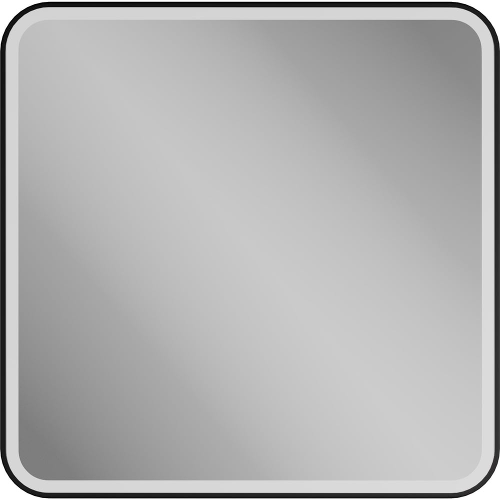 Изображение товара Зеркало Veneciana MUSSON 700х700 с бесконтактной подсветкой современный дизайн черное