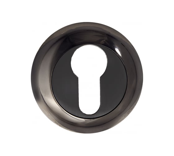 Изображение товара Накладка на цилиндр PUERTO черный никель INET AL 08 BN