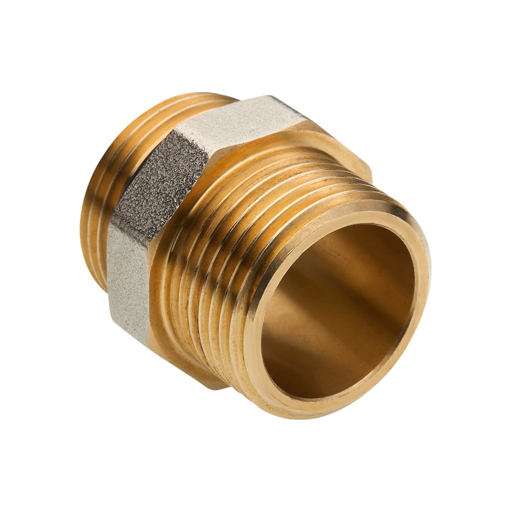 Изображение товара Фитинг резьбовой Valtec ниппель коллекторный 1 1/2х1 1/2 нар.-нар. VTr.584.N.0008