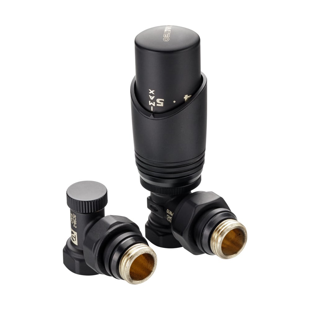 Изображение товара Комплект терморегулирующего оборудования для радиатора угловой Valtec DN15 1/2 VT.045.BR.04