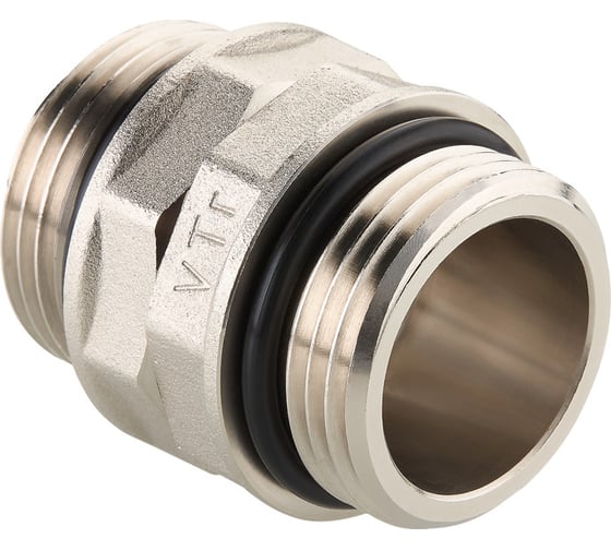 Изображение товара Фитинг коллекторный Valtec сдвоенный ниппель 1 1/2x1 1/2 VT.0606.NC.08