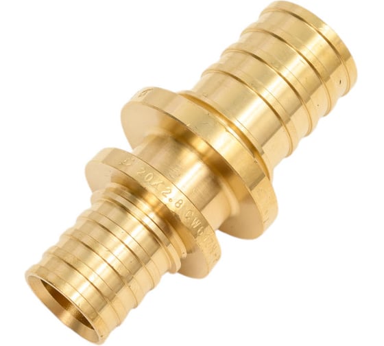 Изображение товара Переходная муфта One Plus 25x20, аксиальная rx надвижная, для труб из сшитого полиэтилена Pex 3204023076 3504023129