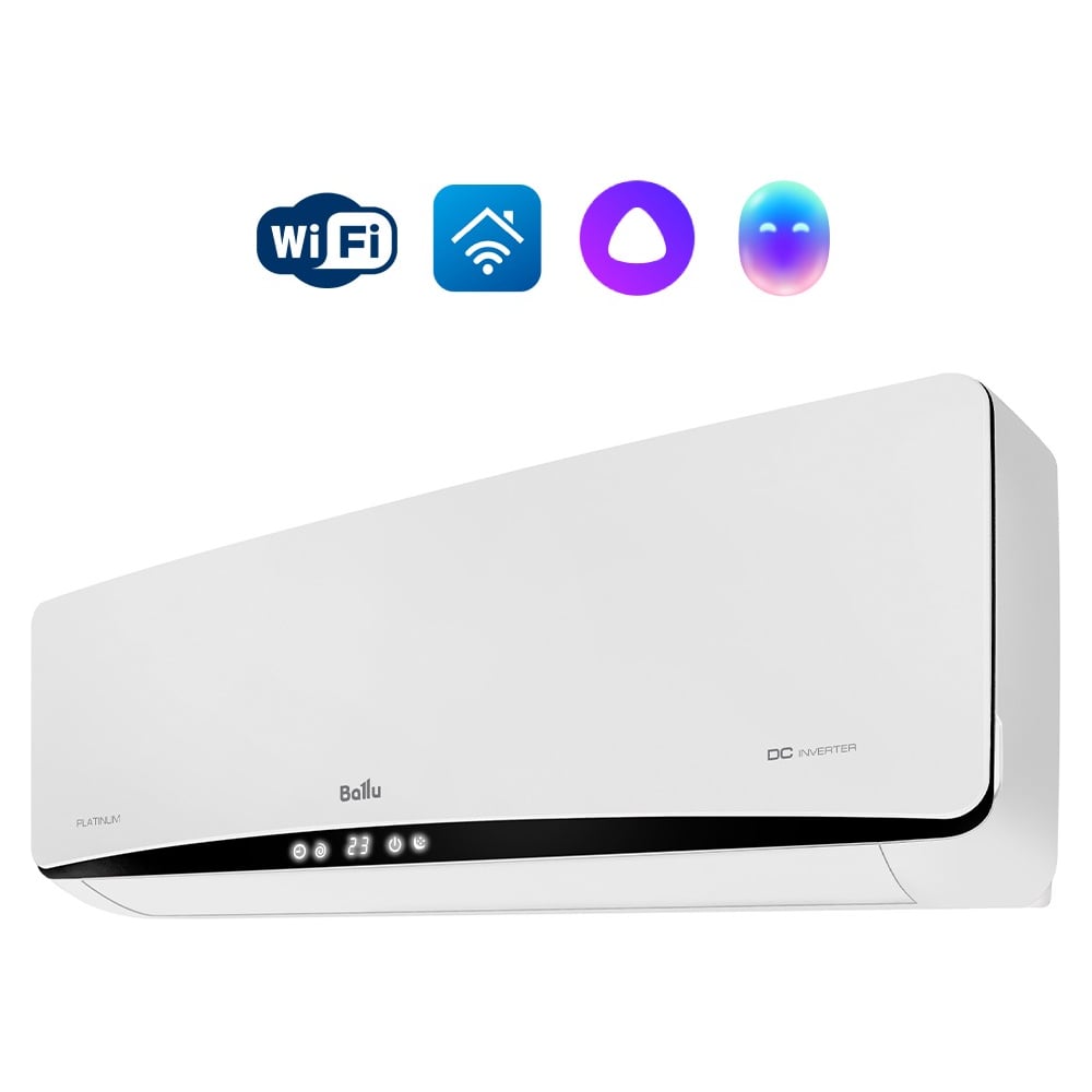 Изображение товара Сплит-система инверторная Ballu Platinum DC BSEI-09HN8_V3 26м² электрообогрев охлаждение