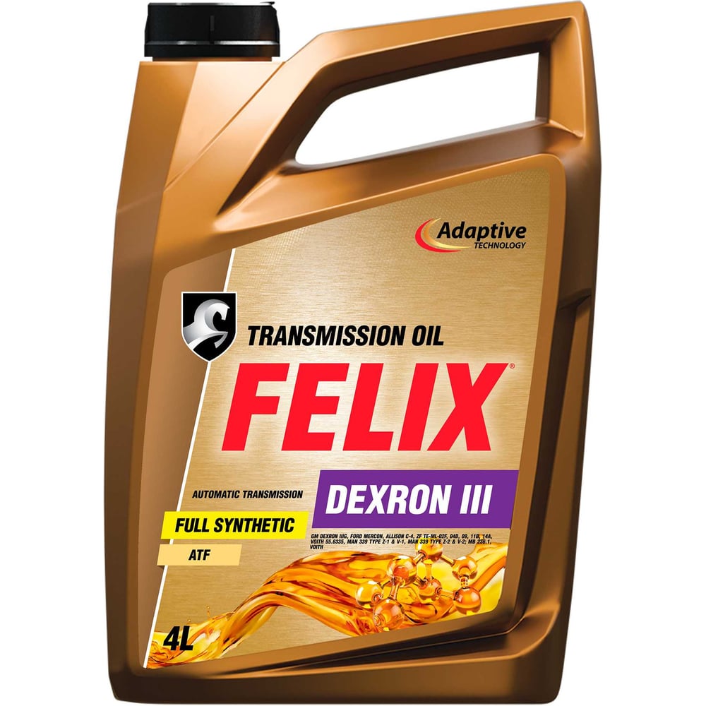 Изображение товара Масло трансмиссионное FELIX  ATF III 4л 410000223