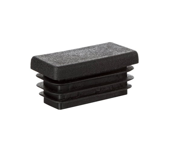 Изображение товара Заглушка для труб Росдюбель (прямоугольная; 40х60 мм; черная; 100 шт.) 26-0360