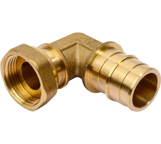 Изображение товара Угол с накидной гайкой One Plus 25x3/4 ВР OP для труб из сшитого полиэтилена Pex qe 3204023032