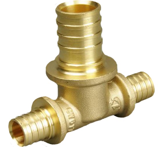 Изображение товара Переходной тройник One Plus 25х20х25 аксиальный rx надвижной, для сшитого полиэтилена Pex 3204023042 3504023122