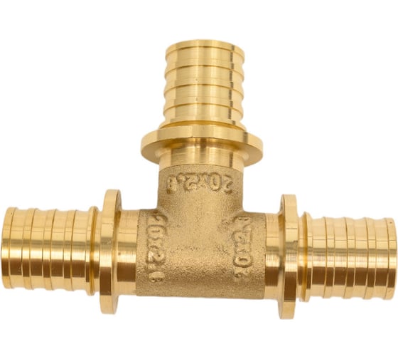 Изображение товара Тройник One Plus прямой, 20 аксиальный rx надвижной, для сшитого полиэтилена Pex 3504023090