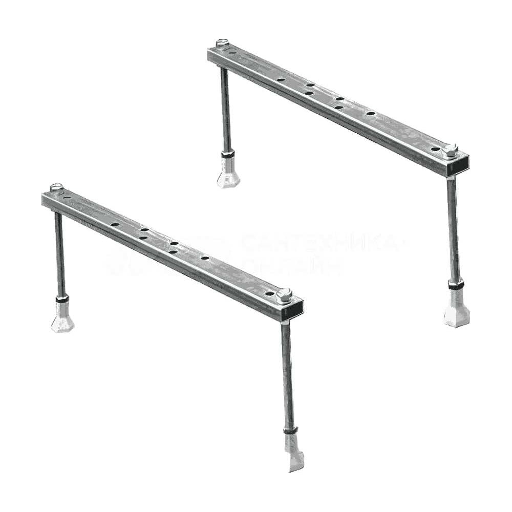 Изображение товара Ножки для прямоугольных ванн Vagnerplast VPN230 2 шт белый нержавеющая сталь пластик