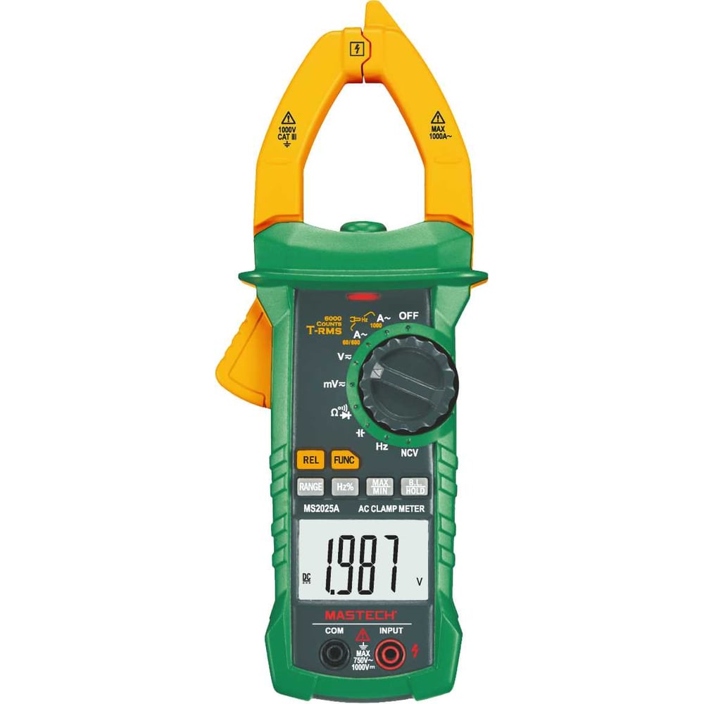Изображение товара Токовые клещи Mastech MS2025A M170 профессиональные мультиметр и клещи