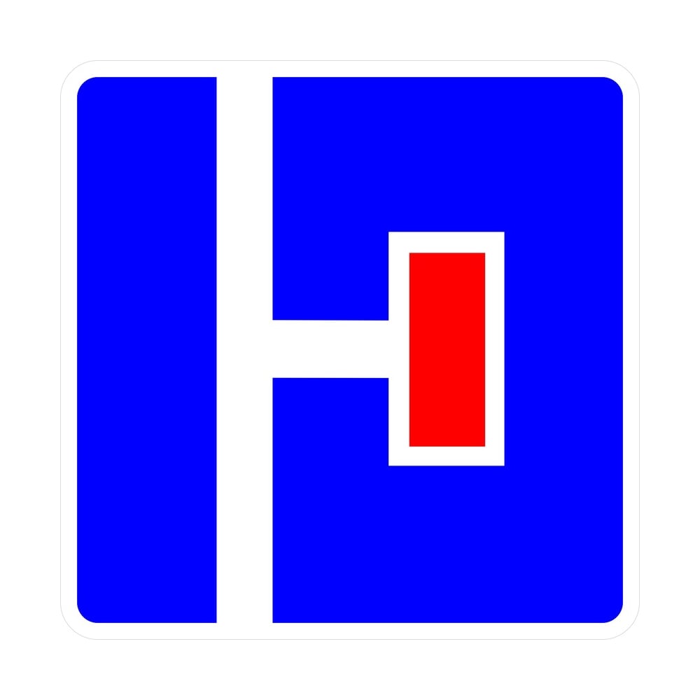 Изображение товара Знак дорожный ООО ПК МАГИСТРАЛЬ 6.8.2 Тупик 700х700 мм пленка тип IА 4687207367332