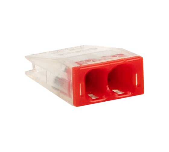 Изображение товара Строительно-монтажная клемма EKF СМК 2273-242 с пастой 2 отверстия 0,5-2.5 мм2 блистер 5шт. PROxima plc-smk-2273-242b