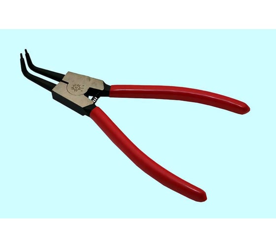 Изображение товара Клещи для снятия наружных стопорных колец TLX JS91002-7 180 мм, изогнутые, с дек. руч. 66587