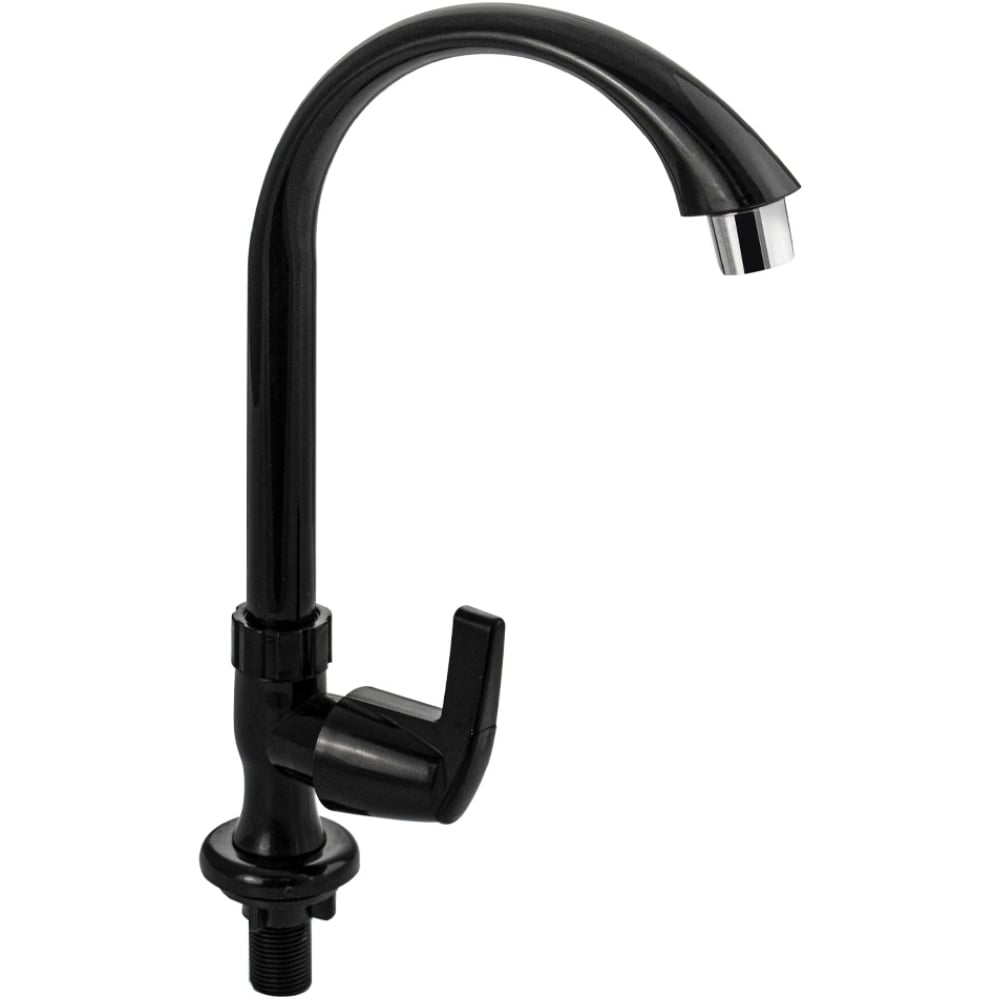 Изображение товара Кран на одну воду Brimix ВЫСОКИЙ из АБС-пластика с керамической кран-буксой и аэраторами