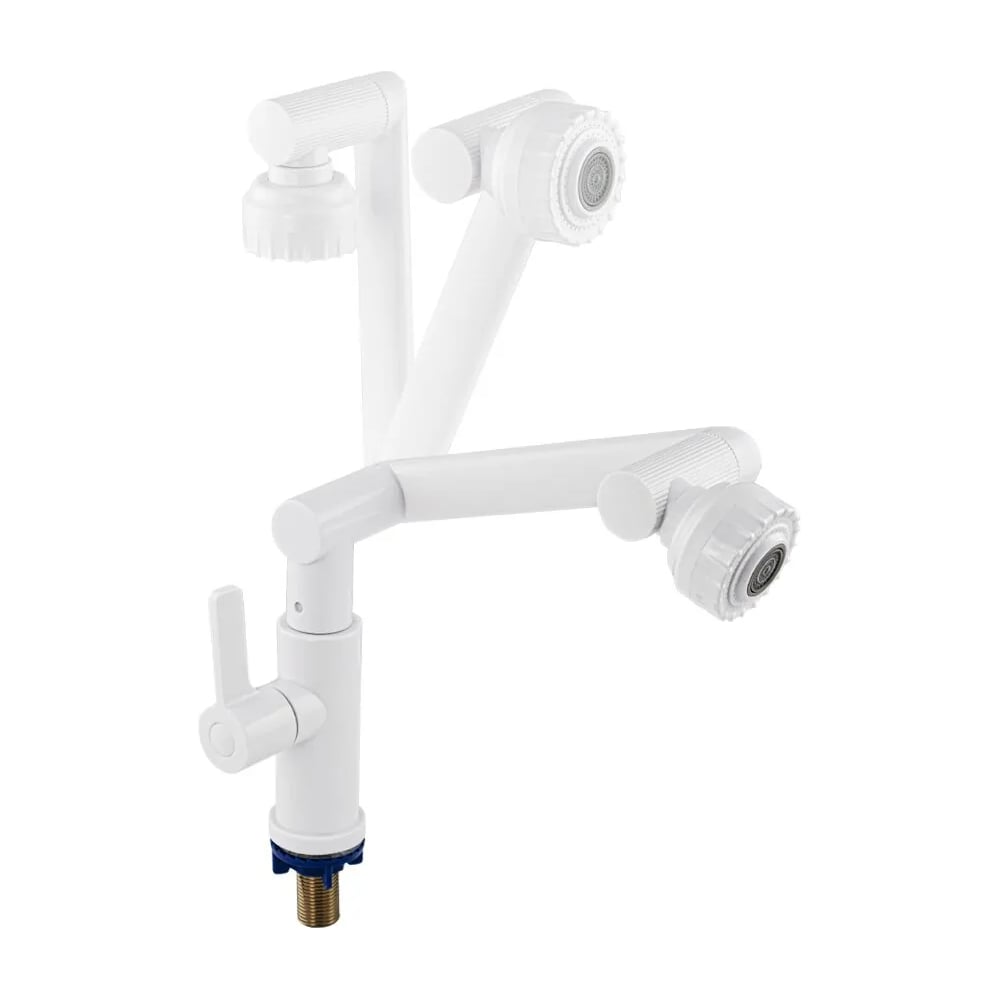 Изображение товара Кран на одну воду Brimix для кухни из пластика и металлокерамики белый модель 6617