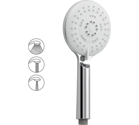 Изображение товара Лейка душевая Brimix массажная, самоочищающаяся, 3 режима 6055