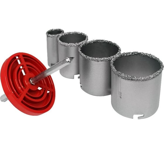 Изображение товара Набор коронок (4 шт; 33-73 мм) vertextools 0282-01