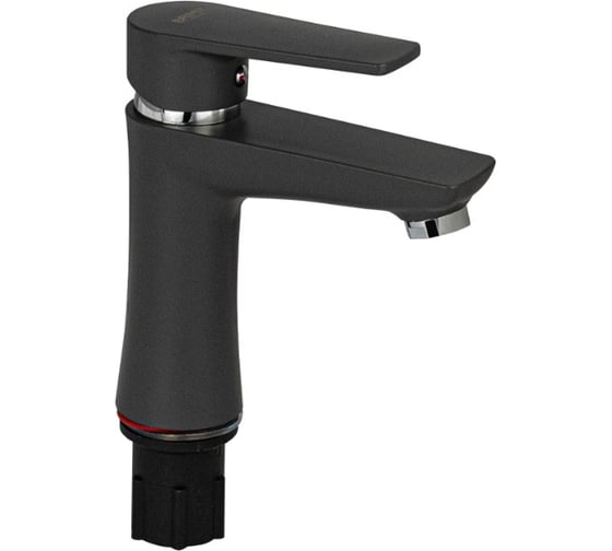 Изображение товара Смеситель для раковины BRIMIX шаровый из высокопрочного АБС пластика, цвет ГРАФИТ. 597-GR