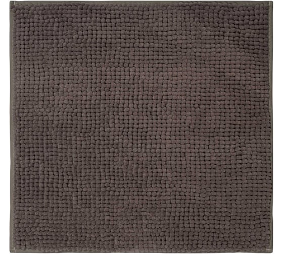 Изображение товара Коврик для ванной VIDAGE Аден 50х50см, коричневый, шенилл 1359025