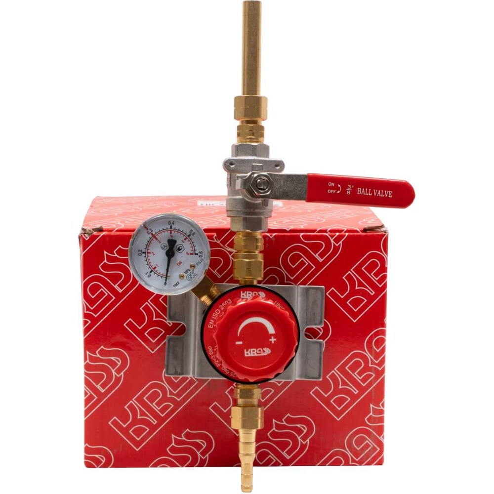 Изображение товара Газовый пост KRASS UNISET KRAS PROPANE пропан 2.5/0,3 МПа, 5 м3/час, вх. G3/8LH+ниппель 12 мм под приварку, вых. М16х1.5LH+ниппель 6/9 мм 2711006PV