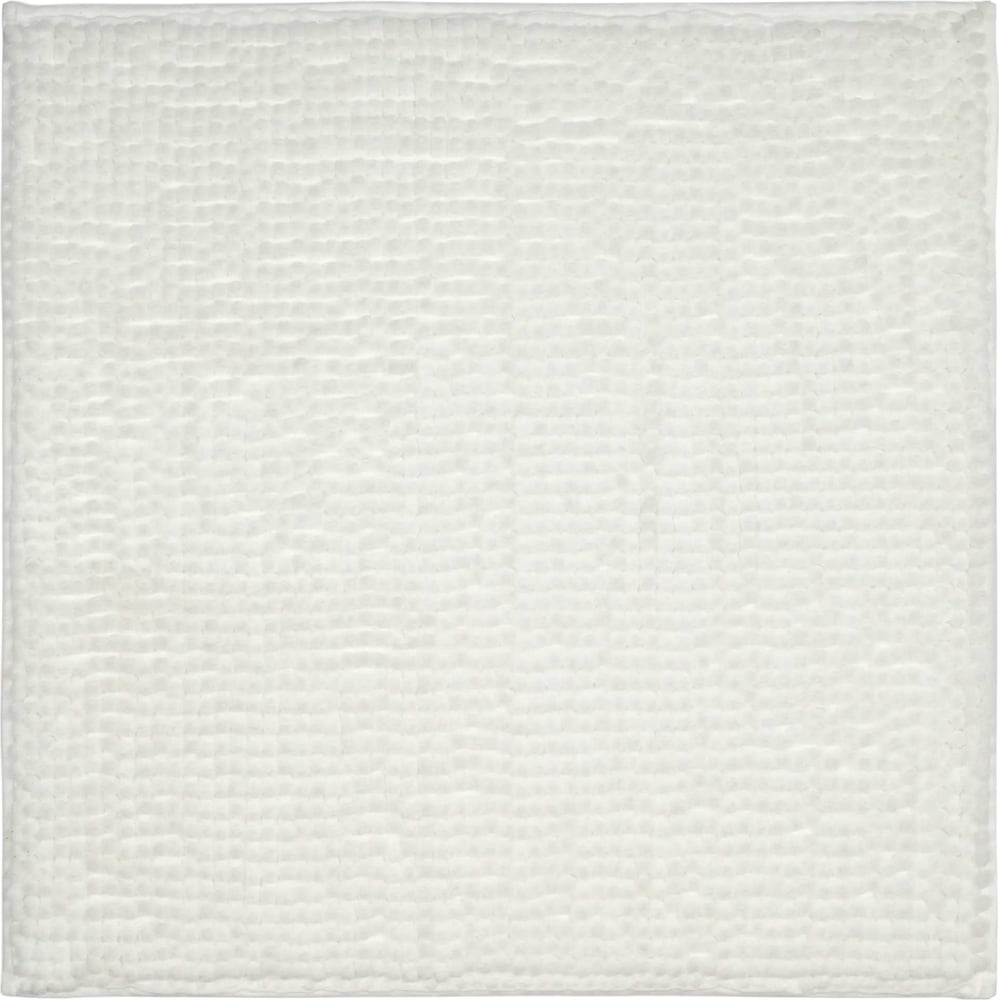 Изображение товара Коврик для ванной VIDAGE Аден 50х50см, белый, шенилл 1359019