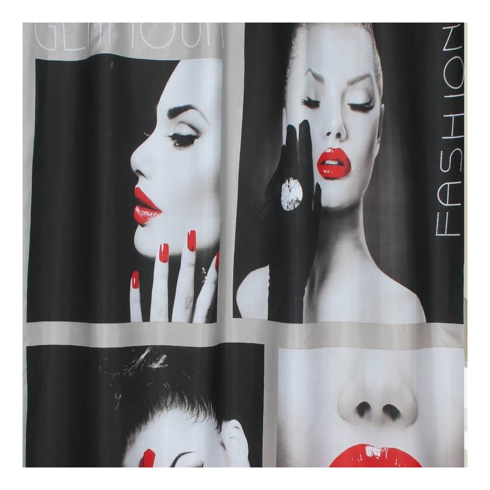 Изображение товара Шторка для ванной Brimix ГЛАМУР 02-01 с фотопечатью 1800х2000 мм