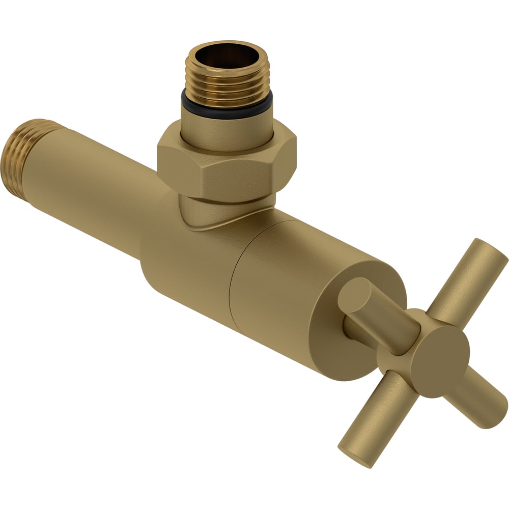 Изображение товара Угловой вентиль Сунержа G 1/2 НР матовое золото